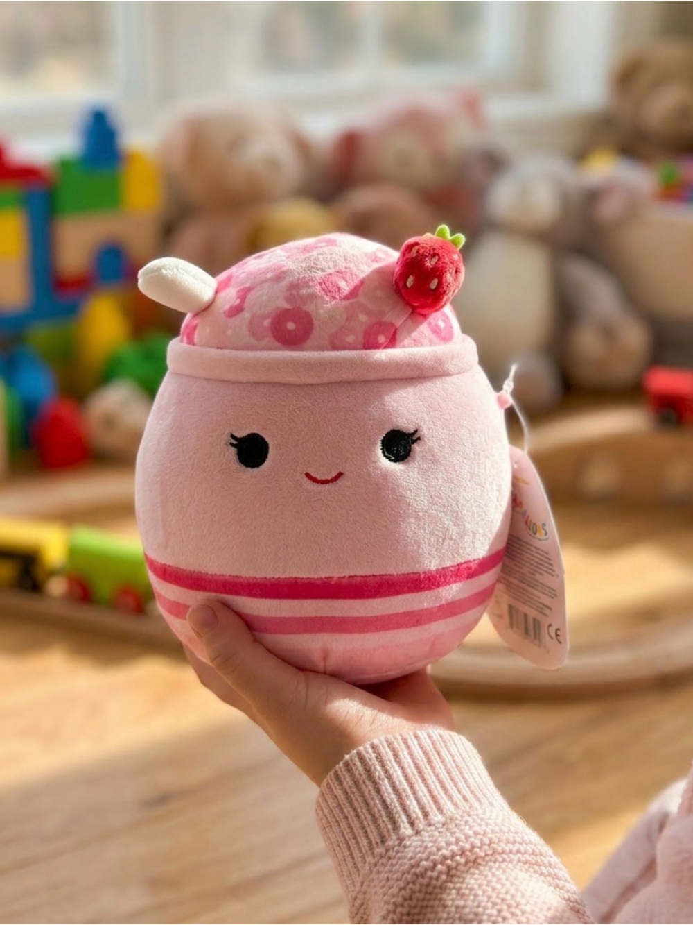 Squishmallows Marlene the Strawberry Cereal plush